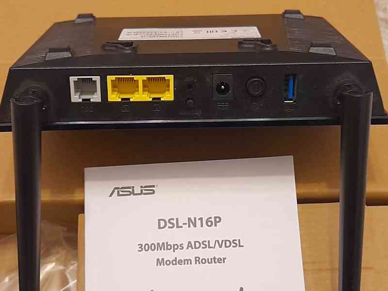 ASUS modem router WiFi  DSL-N1+6P - foto 2