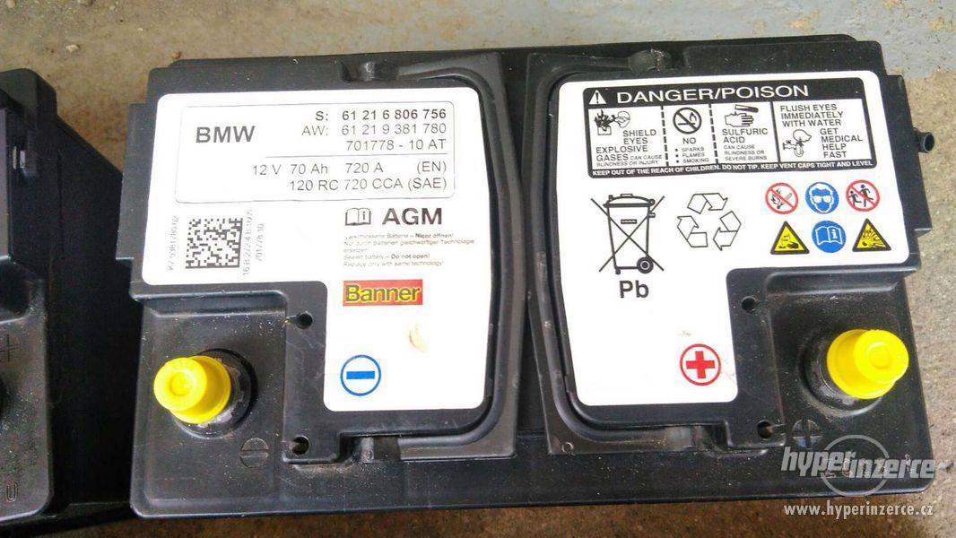 Prodám originální baterie na BMW AMG,70AH,80AH,90ah,105AH - foto 5