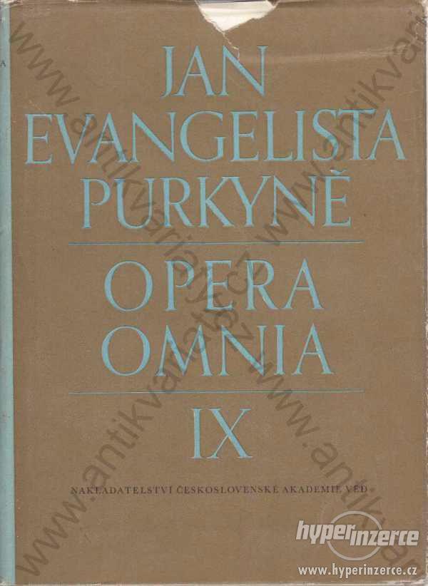 Opera Omnia  Jan Evangelista Purkyně 1965 - foto 1