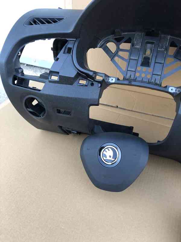 palubni deska palubka skoda fabia 3 III airbag Repas - foto 5