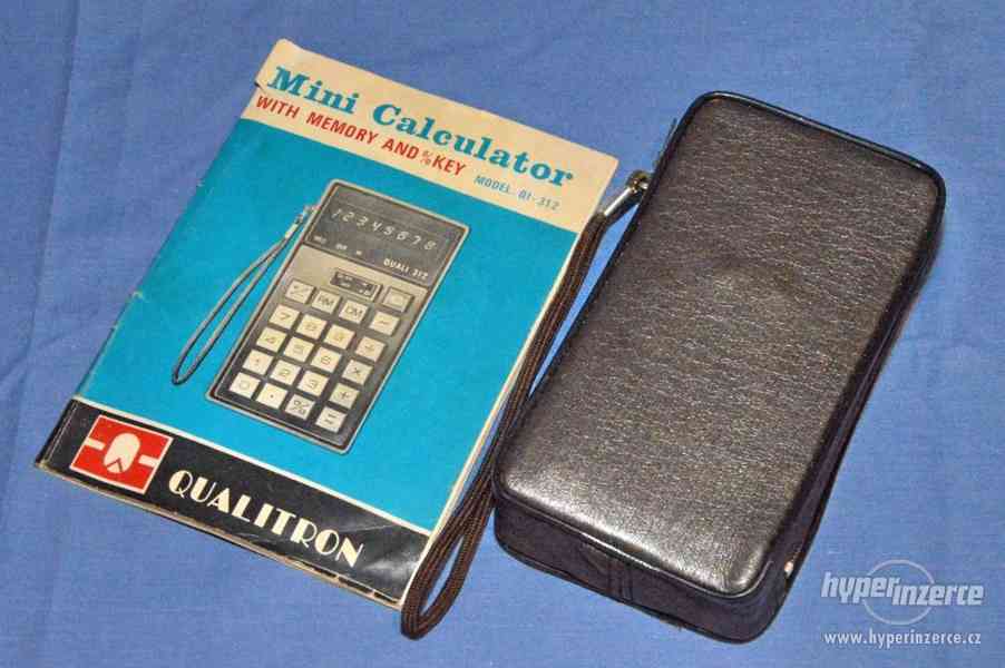Retro kalkulačka QUALITRON z roku 1975 - foto 1