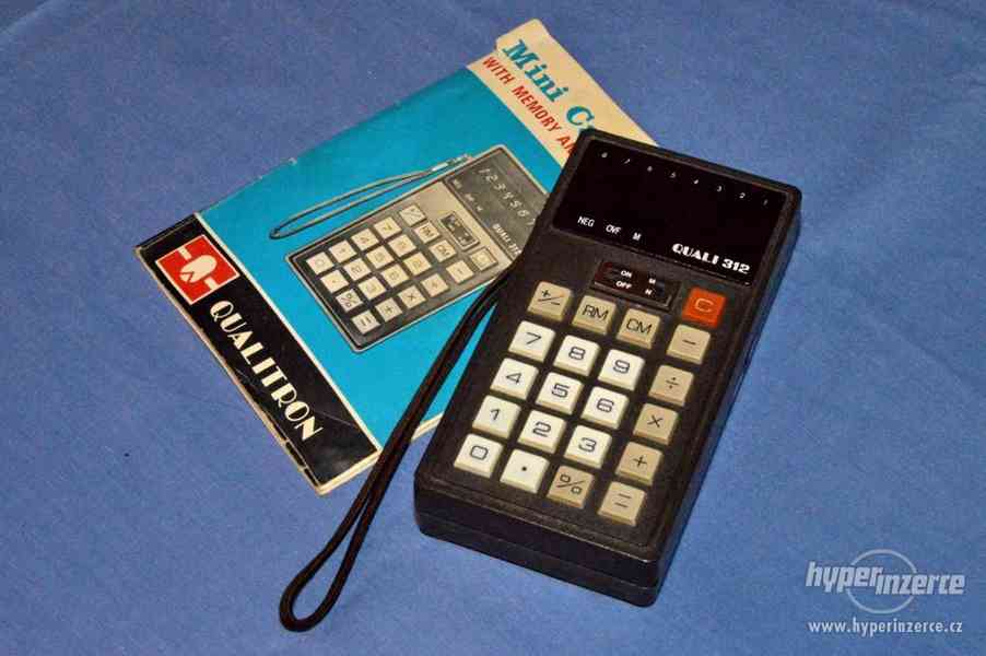 Retro kalkulačka QUALITRON z roku 1975 - foto 3