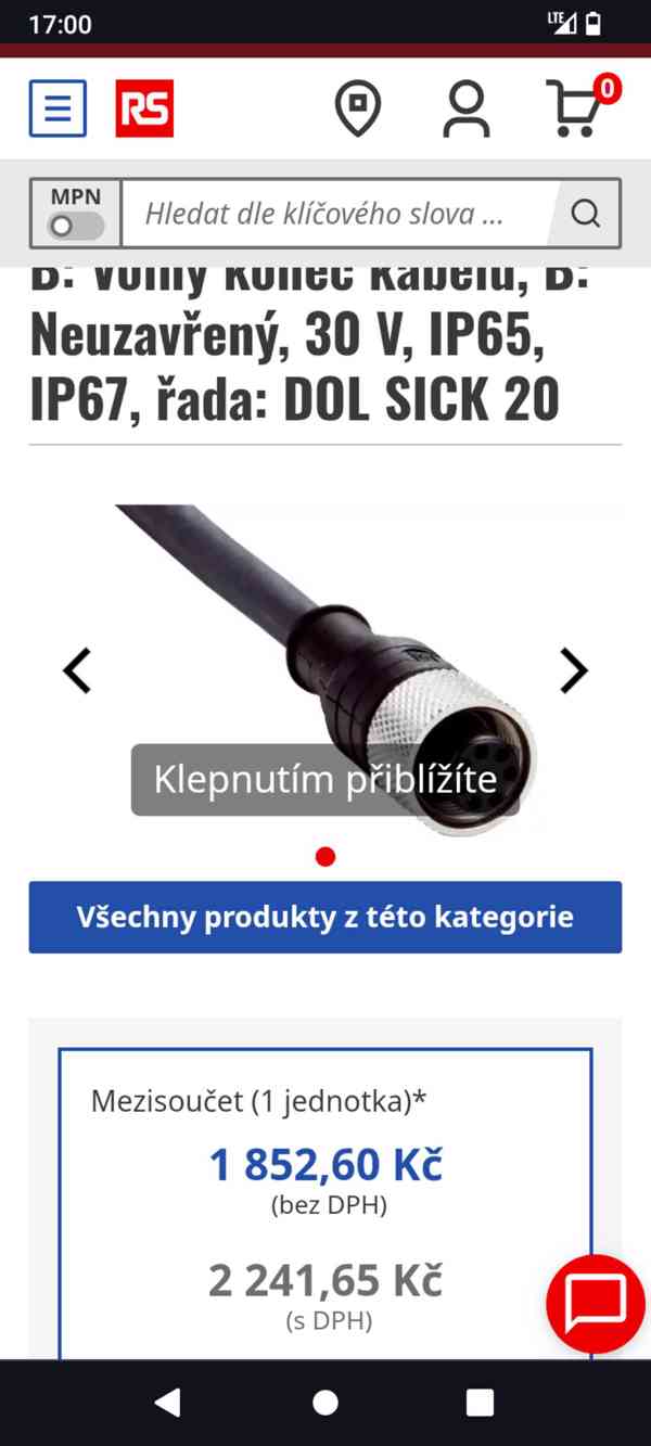 SICK DOL-127SG20ME25KM0 Kvalitní stíněný kabel s kulatým kon - foto 3
