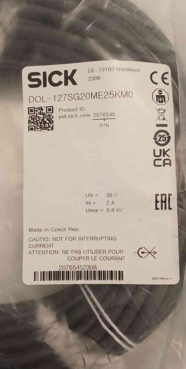 SICK DOL-127SG20ME25KM0 Kvalitní stíněný kabel s kulatým kon - foto 2