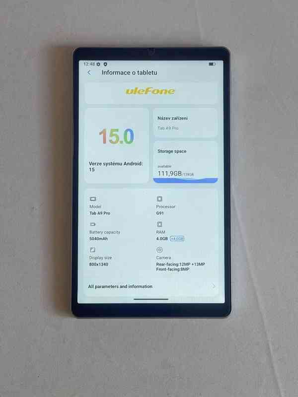 Ulefone Tab A9 Pro Kids 4G Pink – 128GB, Android 15, zánovní - foto 2