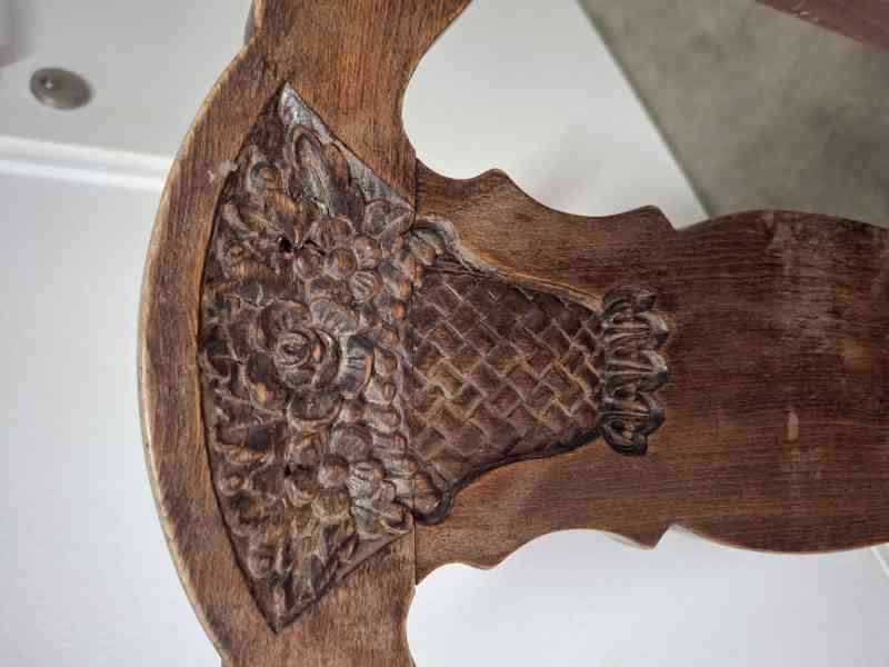 Židle starožitná 3 kusy - foto 5