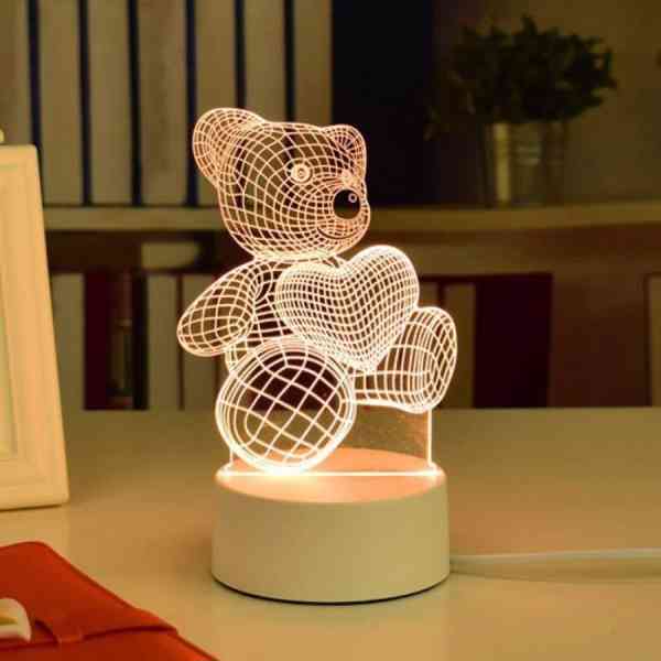 Stolní lampička s medvědem - foto 1