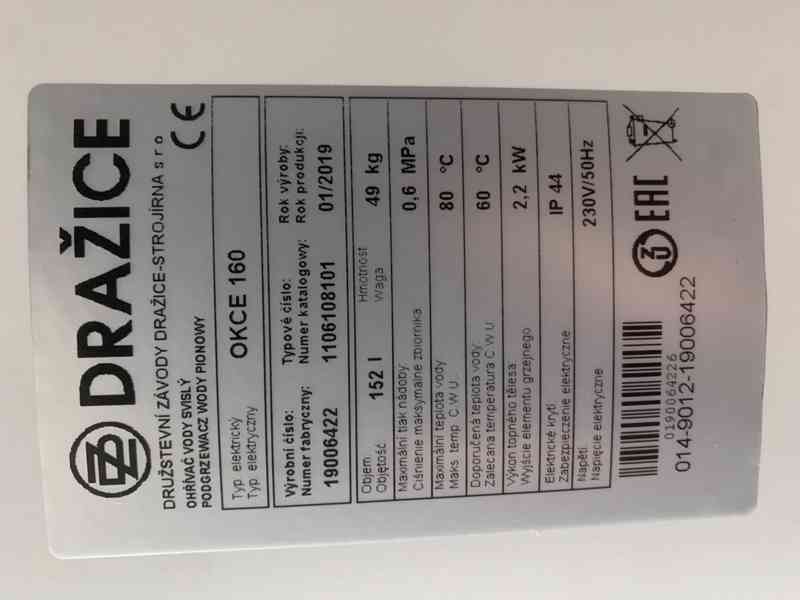 Bojler Dražice OKCE 160 - foto 2