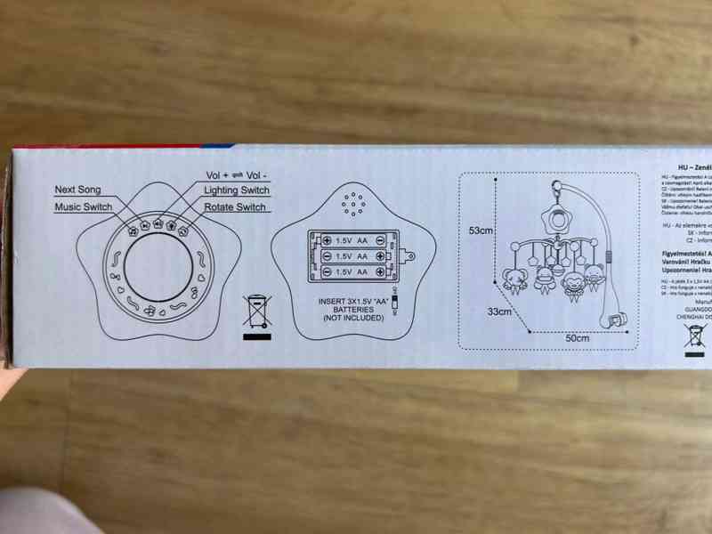 Dětský kolotoč, karusel, hračka, NOVÝ, NEPOUŽITÝ - foto 12