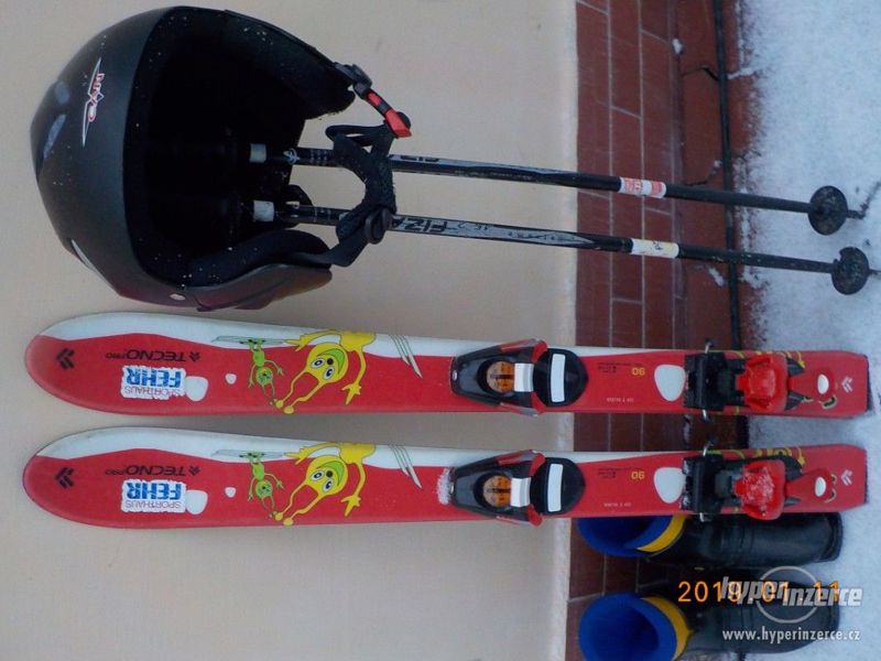 Dětský lyžařský set Tecno 90cm+brýle zdarma - foto 1