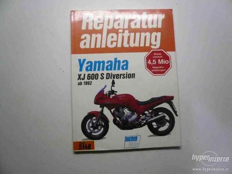 Prodám dílenské příručky na motocykly Yamaha a Honda