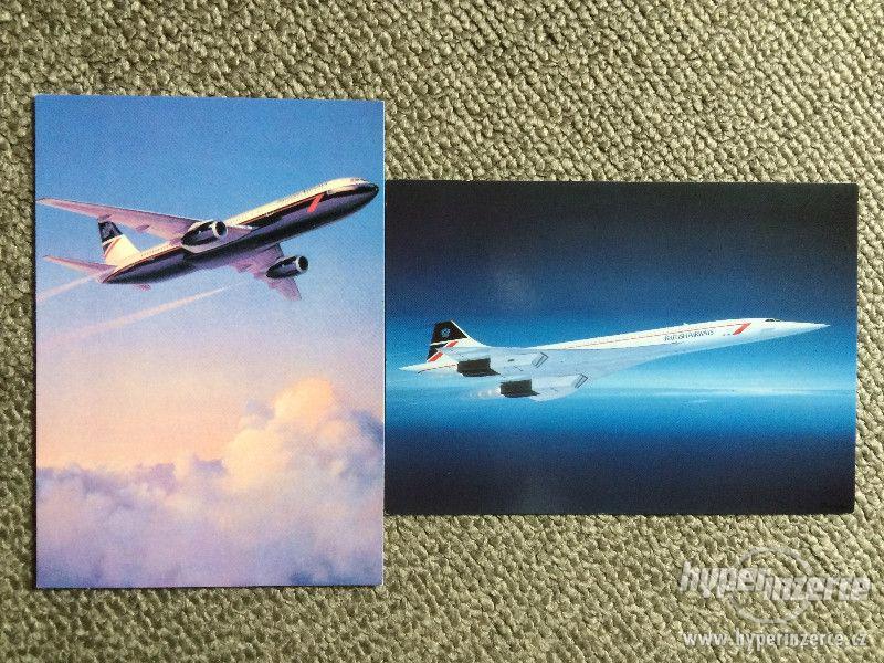 2x Staré pohlednice - British Airways - foto 1