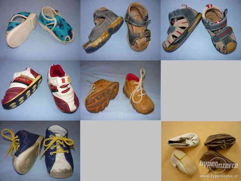 dětské boty a bačkůrky 8x - foto 1