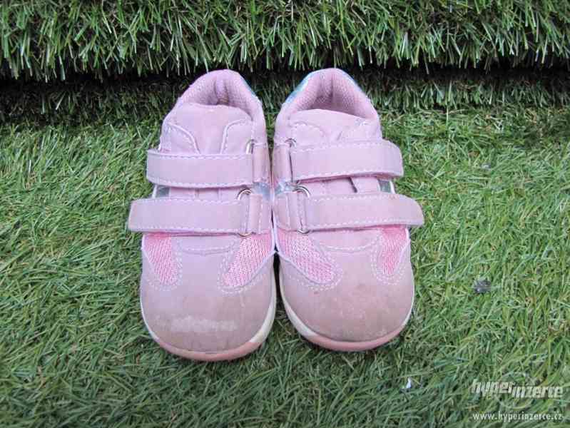Růžové tenisky zn. Bobbi Shoes vel. 20 - foto 2