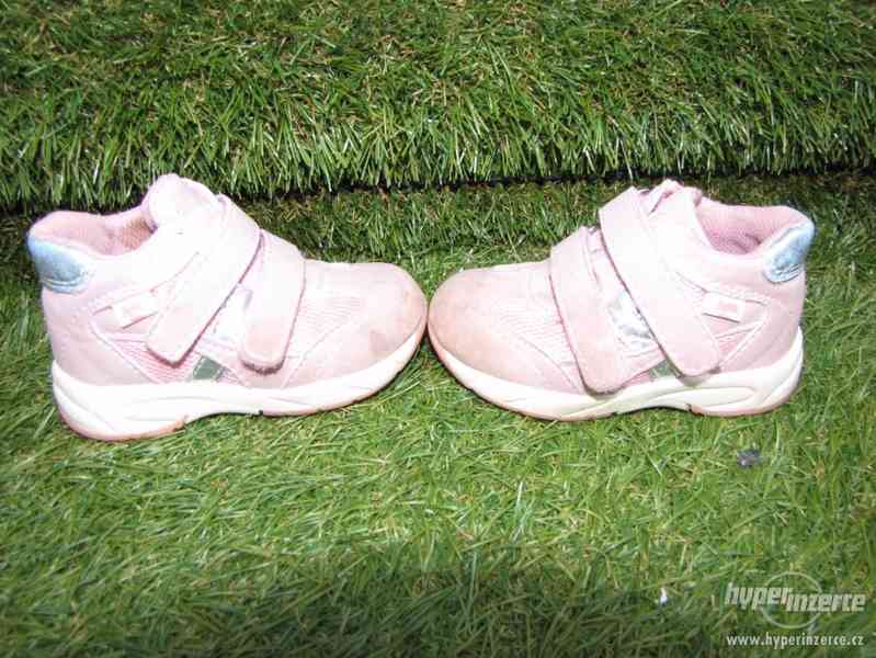 Růžové tenisky zn. Bobbi Shoes vel. 20 - foto 4