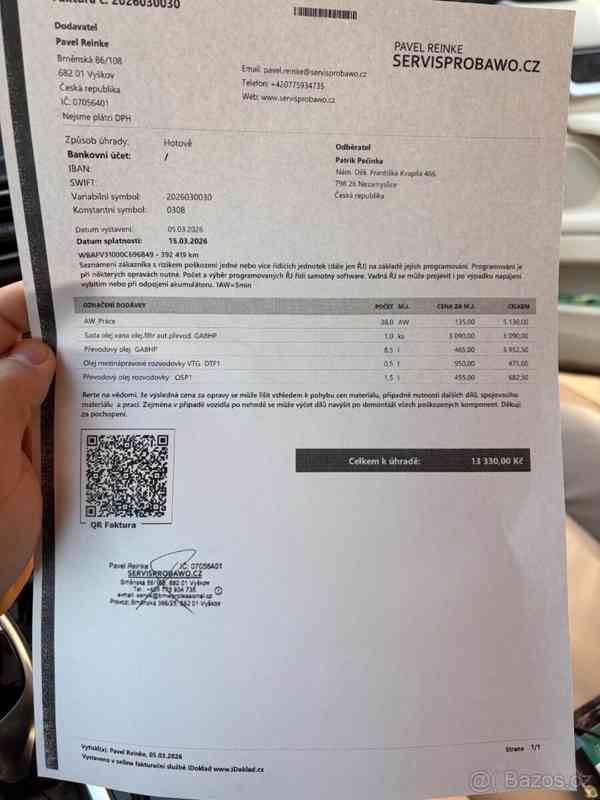 BMW Řada 5 3,0   f10 530D - foto 9