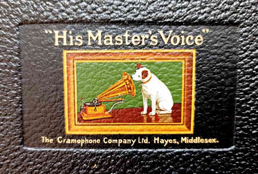 Starožitný gramofon na kliku His Master’s Voice, rok 1931  - foto 12