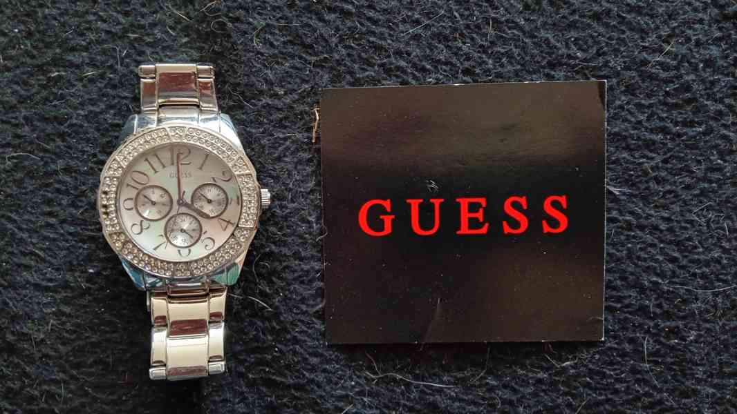 Luxusní dámské hodinky Guess – Třpytivé, elegantní a voděodo - foto 2