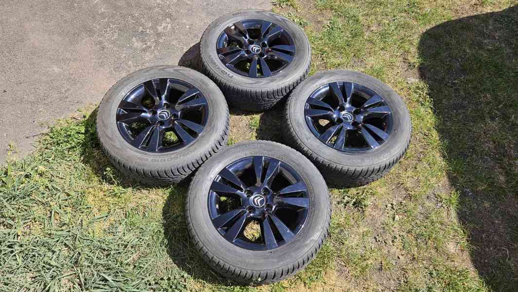 Citroen 16" elektrony alu 6Jx16 4x108 pneumatiky 205/60R16 - foto 1
