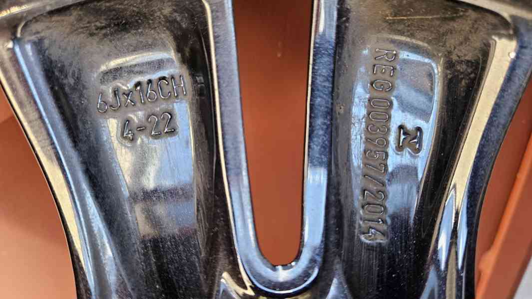 Citroen 16" elektrony alu 6Jx16 4x108 pneumatiky 205/60R16 - foto 4