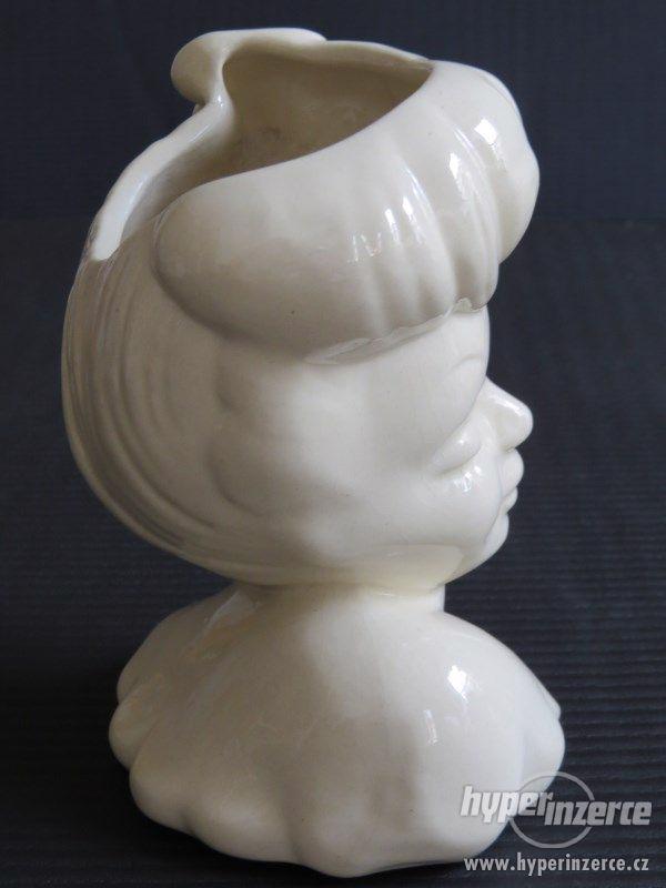 Head Vase - keramická váza - foto 4