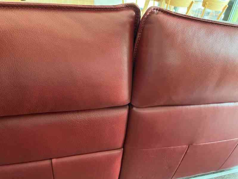 Kozena sedacka Natuzzi Stupore, vinova - foto 2