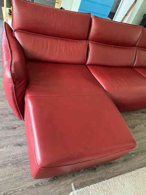 Kozena sedacka Natuzzi Stupore, vinova - foto 5
