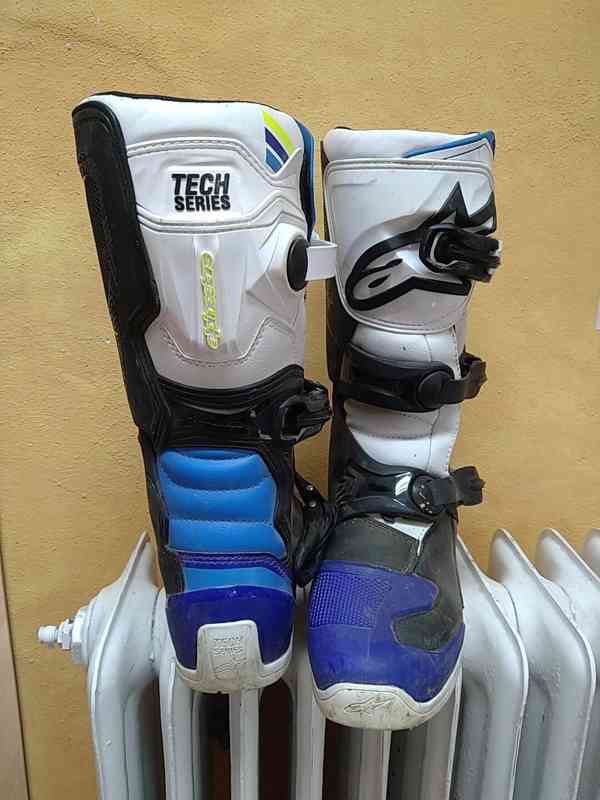 Motokrosové juniorské boty Alpinestars Tech 3s - foto 2