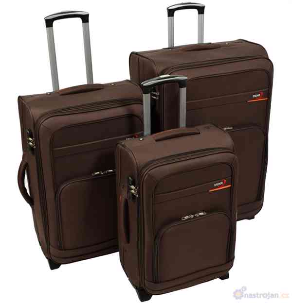 Cestovní kufry, luxusní sada zavazadel 3kusy - 887 - foto 1