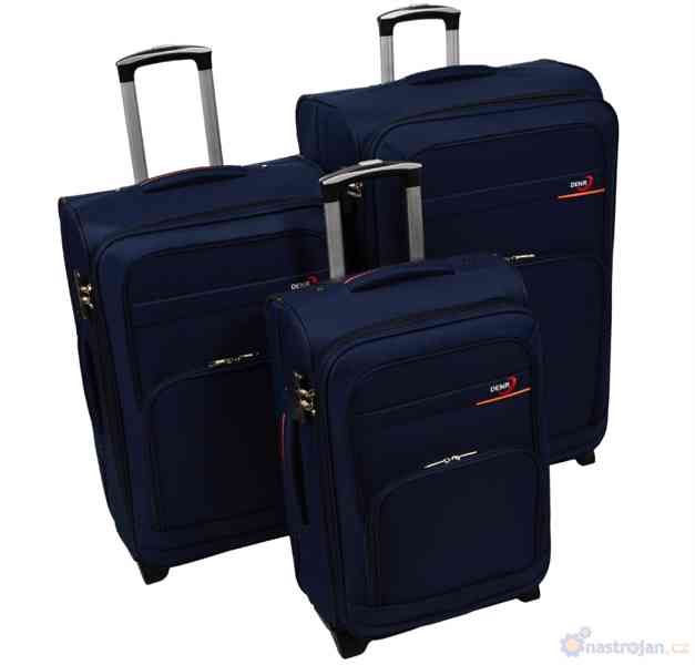 Cestovní kufry, luxusní sada zavazadel 3kusy - 887 - foto 2