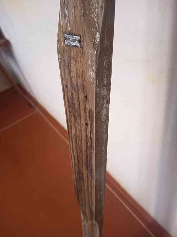 Historická dřevěná lyže - foto 2