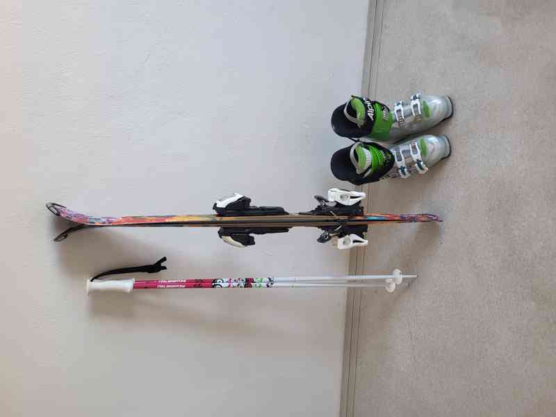 Set dětských lyží Nordica 110 cm, lyžařských bot Tecnica 35  - foto 16