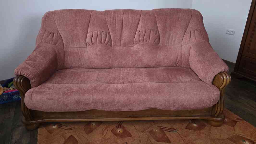 Sedačka z masivu 3+2 - levně - foto 4