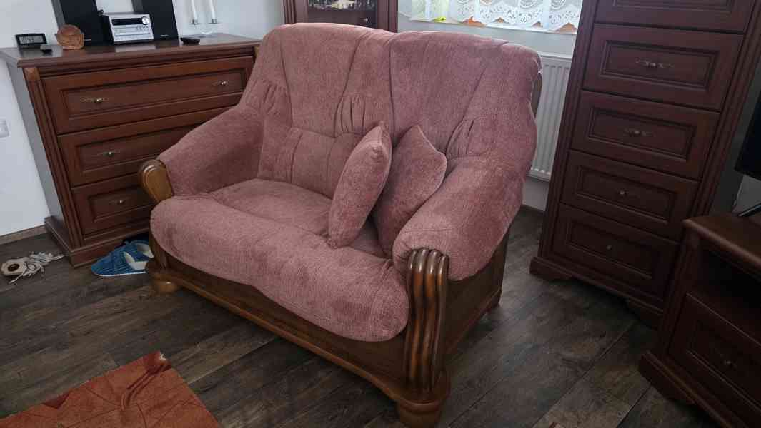 Sedačka z masivu 3+2 - levně - foto 2