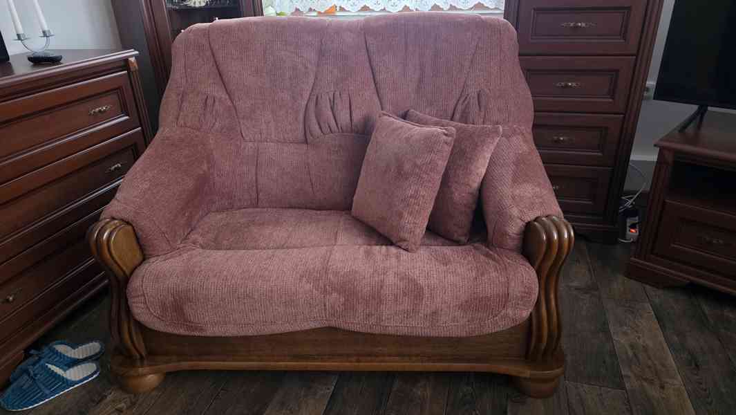 Sedačka z masivu 3+2 - levně - foto 3