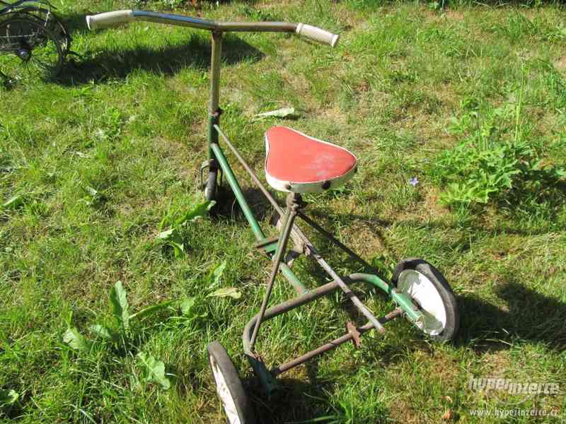 Kovová dětská tříkolka (70. léta) - foto 3