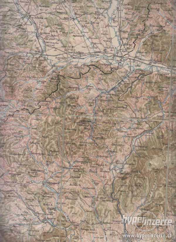 Rim. Sobota, Miskolcz 38°48° mapa 1:200.000 - foto 1