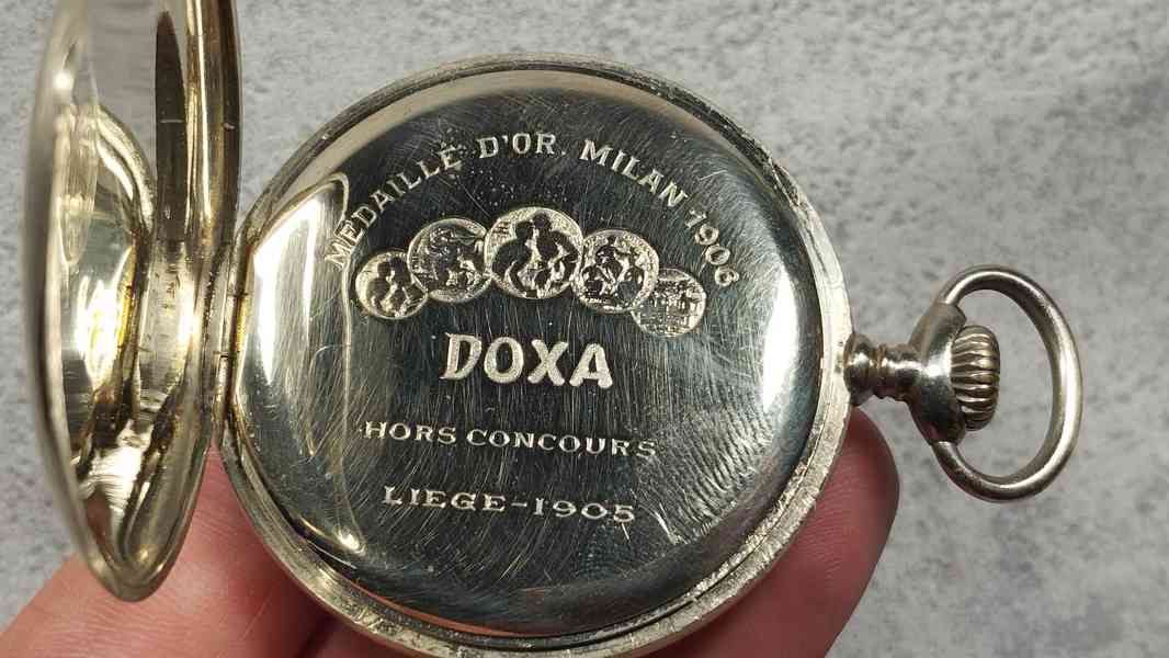 Starožitné pánské kapesní hodinky značené DOXA - foto 14