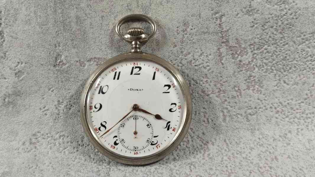 Starožitné pánské kapesní hodinky značené DOXA - foto 16
