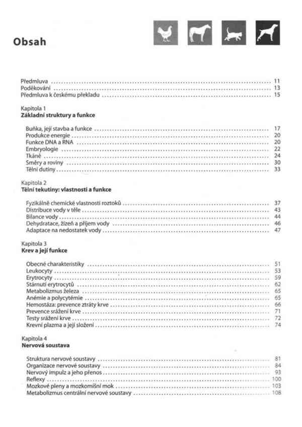 Fyziologie a funkční anatomie domácích zvířat v PDF - foto 3