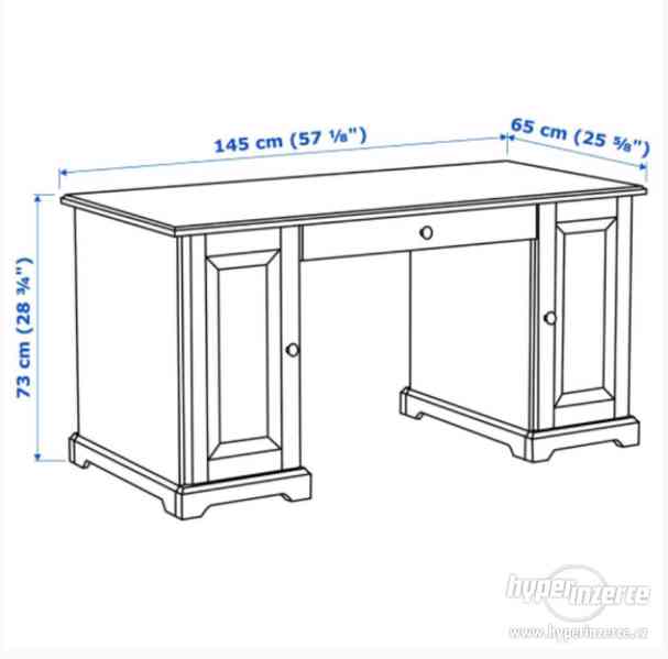 LIATORP IKEA pracovní stůl - foto 7