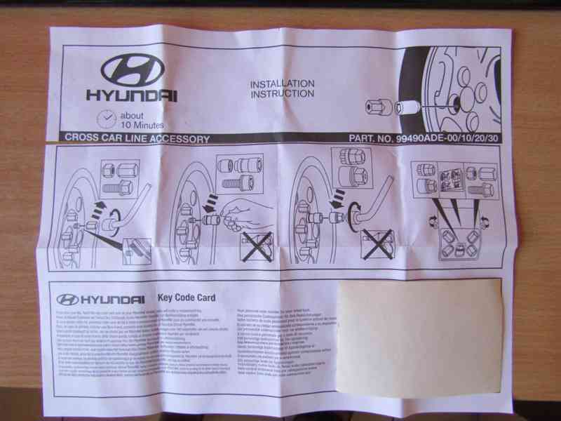 Bezpečnostní matice kol na Hyundai i30 - foto 3