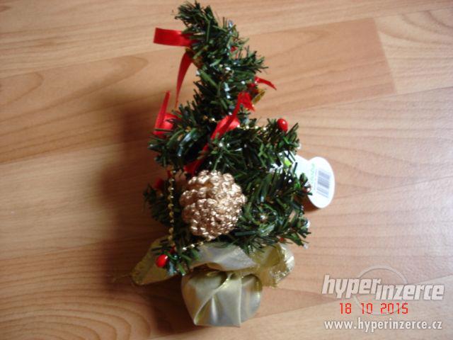 vánoční dekorace stromeček NOVÝ - foto 1