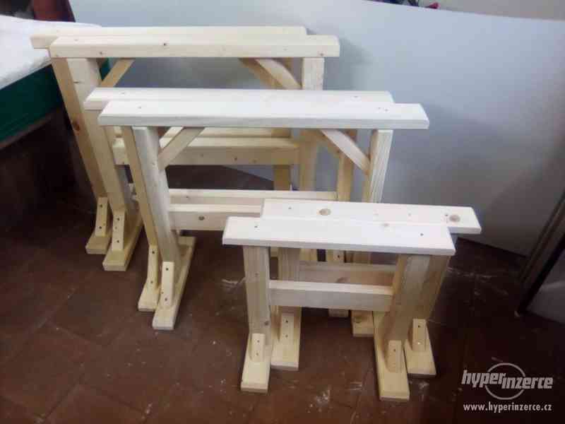 Dřevěné kozy, stavební, stolařské - foto 3