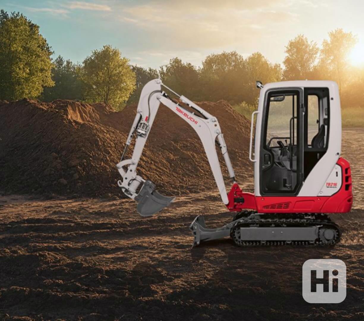 Pronájem Bagru Takeuchi TB216 - foto 1