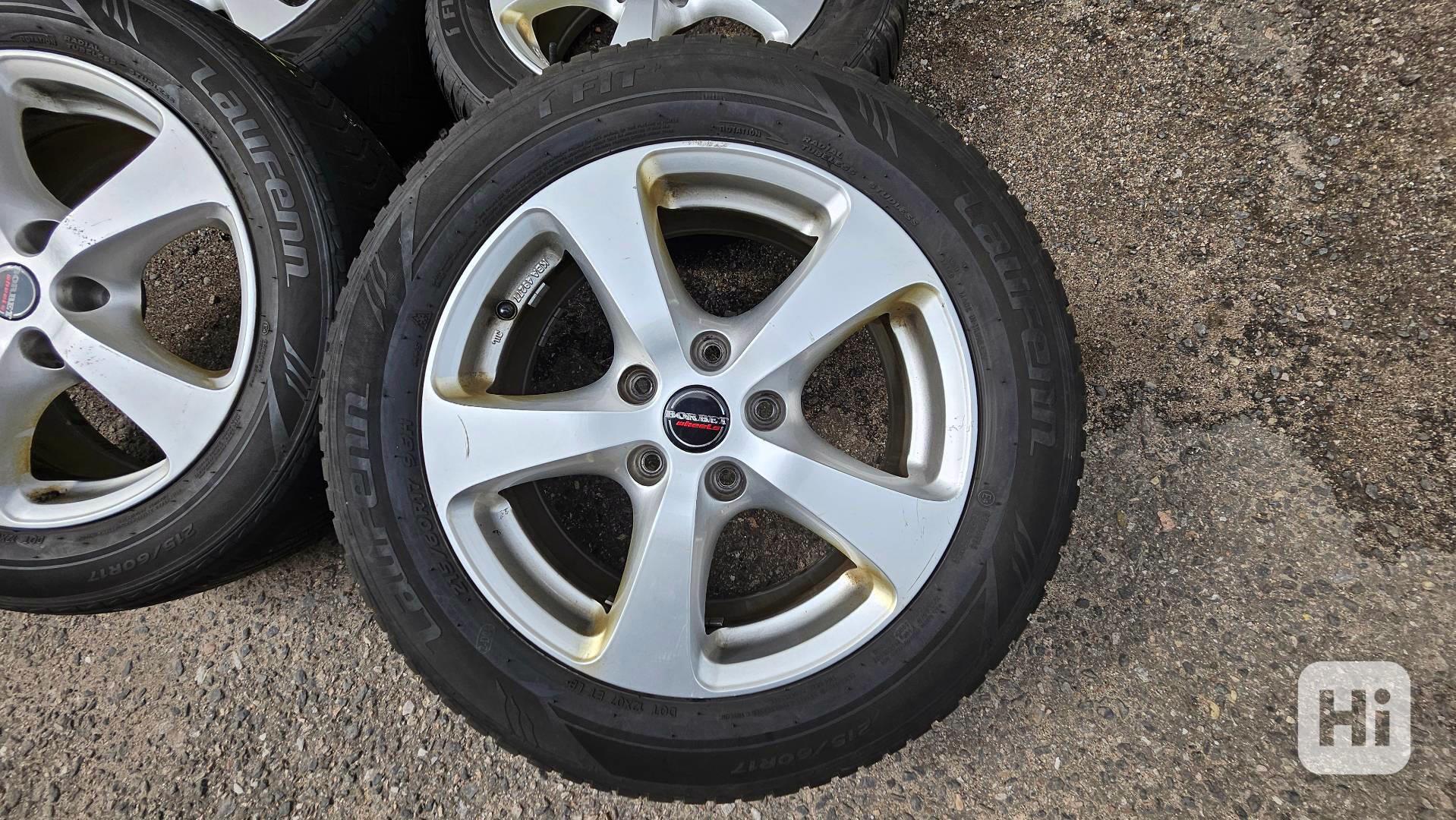 Zimní alu kola Volkswagen T6 – 17" 5x120 + pneu 215/60 R17   - foto 1