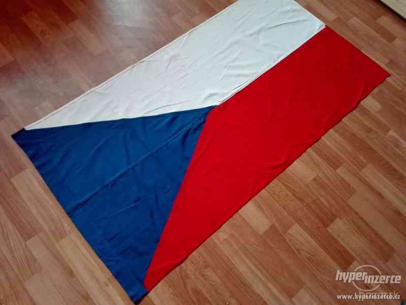 Vlajka Česká republika veľká 74x142 cm - foto 1