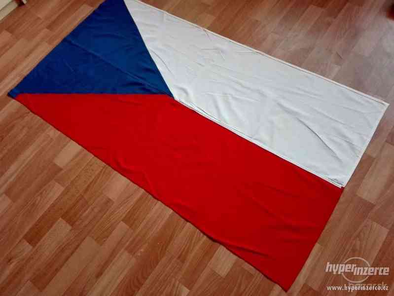 Vlajka Česká republika veľká 74x142 cm - foto 2