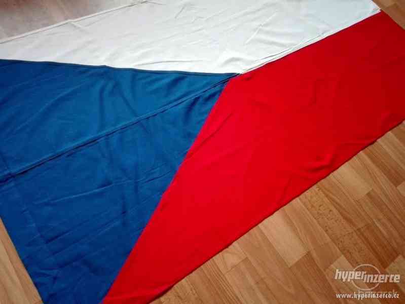 Vlajka Česká republika veľká 74x142 cm - foto 4