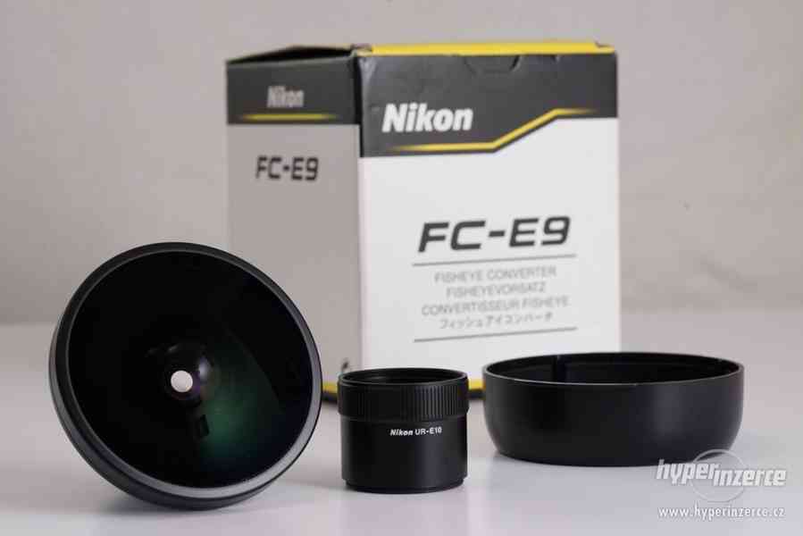 Nikon FC-E9 "rybí oko" + adaptér na Nikon Coolpix - foto 1
